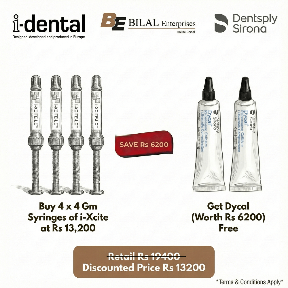 Buy 4 x i-XCITE LC N and get Dycal free Buy 4 × i-XCITE LC N and Get Dycal FREE - Image 1