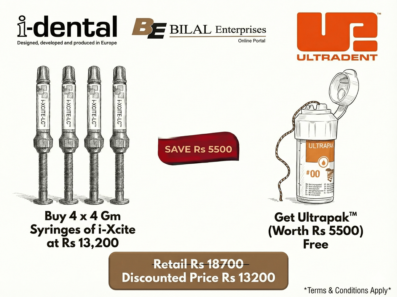 Buy 4 × i-XCITE LC N and Get Ultrapak™ FREE Buy 4 × i-XCITE LC N and Get Ultrapak™ FREE - Image 1