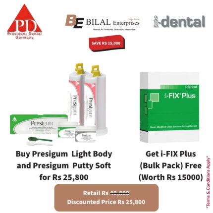 Buy Presigum - Light Body and Presigum - Putty Soft and Get i-FIX Plus (Bulk Pack) Free