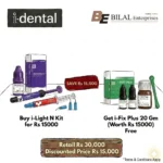 Buy i-LIGHT N (Kit - 4 Syringes + Bond + Etchant) and Get an i-FIX Plus 20 gm Pack FREE