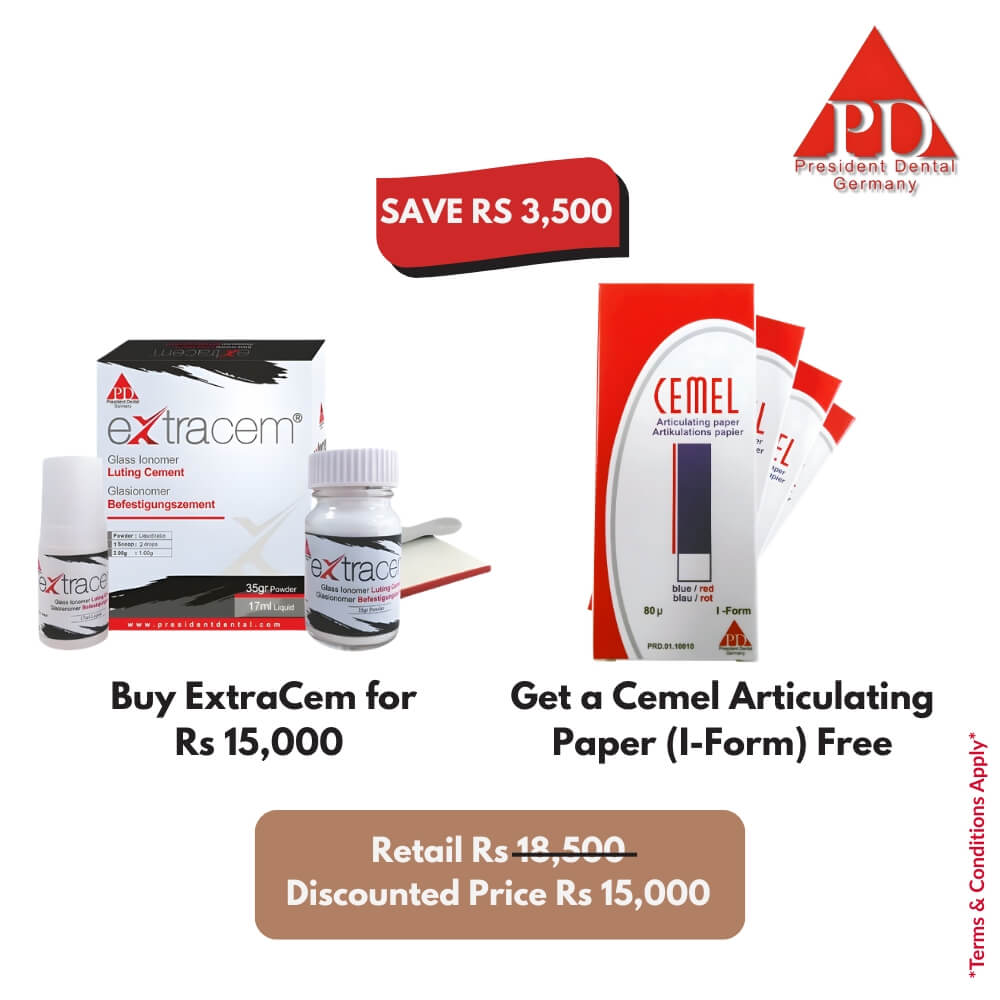 Buy ExtraCem and Get a Cemel Articulating Paper (I-Form) Free Buy ExtraCem and Get a 2x Cemel Articulating Paper (I-Form) Free - Image 1