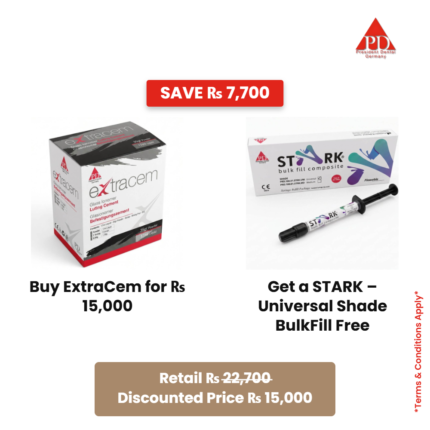 Buy ExtraCem and get 1 x STARK – Universal Shade BulkFill
