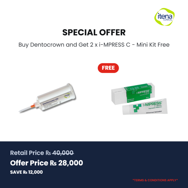 Buy Dentocrown and Get 2 x i-MPRESS C – Mini Kit Free