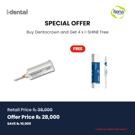 Buy Dentocrown and Get 4 x i-SHINE Free